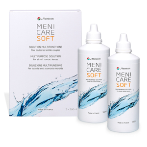 Produits lentilles Menicare Soft 2x360ml
