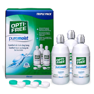 Produits lentilles OPTI-FREE puremoist 3x300ml